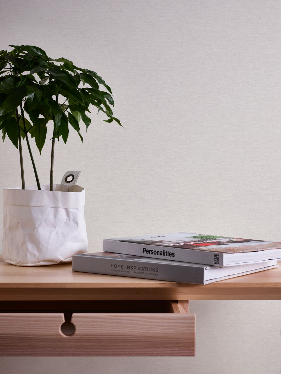 A.S. Création Vliestapete Casual Living Uni Weiß leicht strukturiert