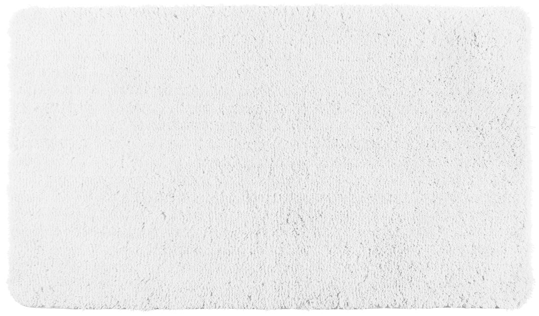 WENKO Badteppich Belize Weiß 55 x 65 cm, Mikrofaser