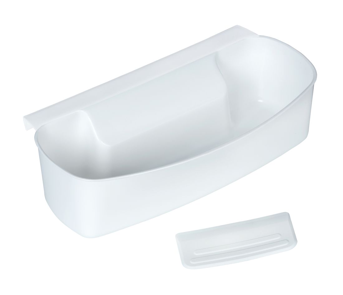 Rosenstein & Söhne Auffangschale Für Küchenabfälle, 2er Set – Mit Spachtel, Spülmaschinengeeignet, 32 X 13 Cm
