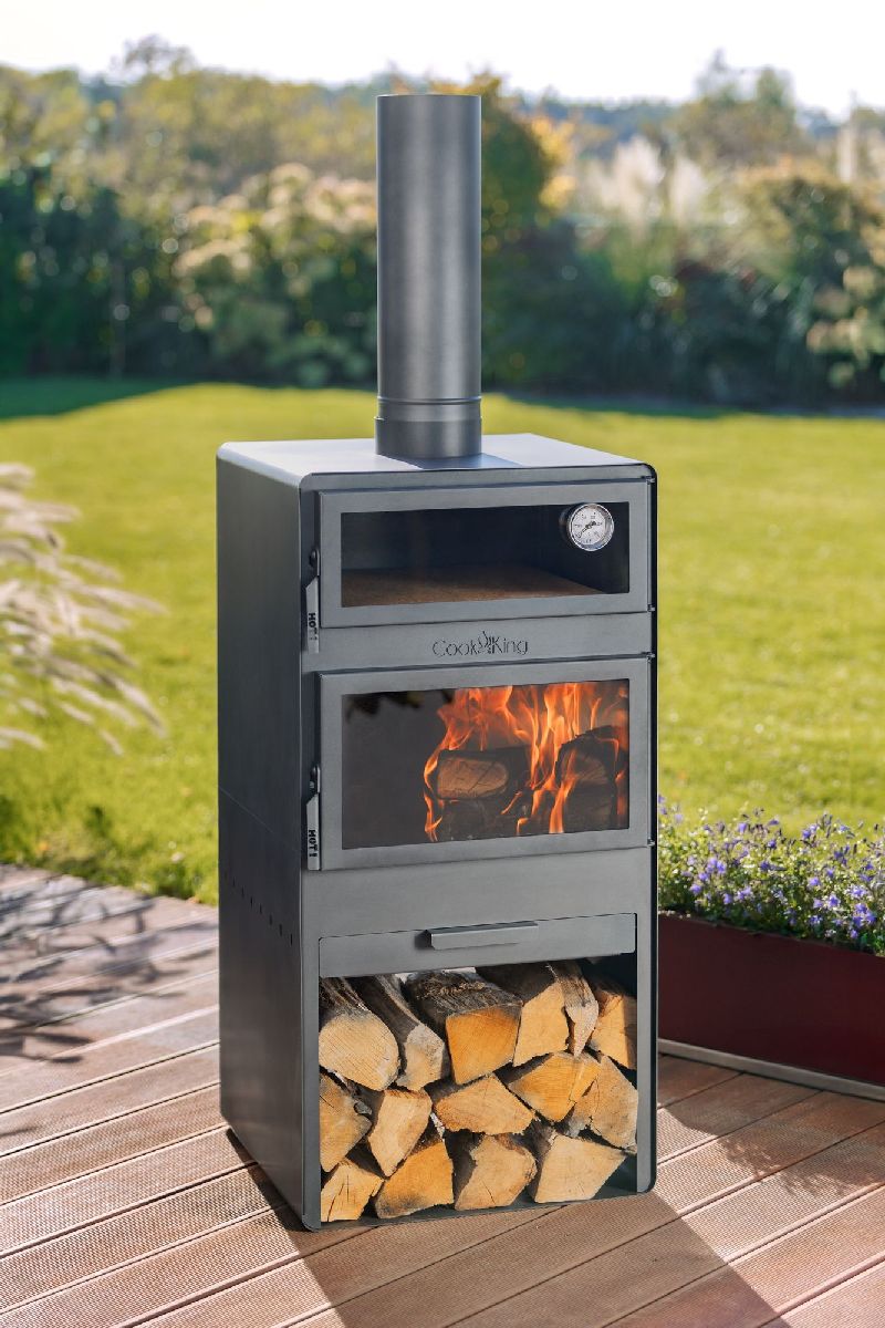 CookKing Terrassenofen Vento Plus | Inkl. Pizzaofen