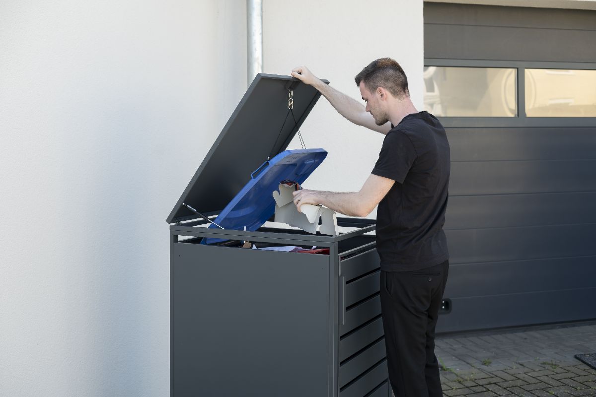 Westmann Mülltonnenbox Kubus | 1x 240 L