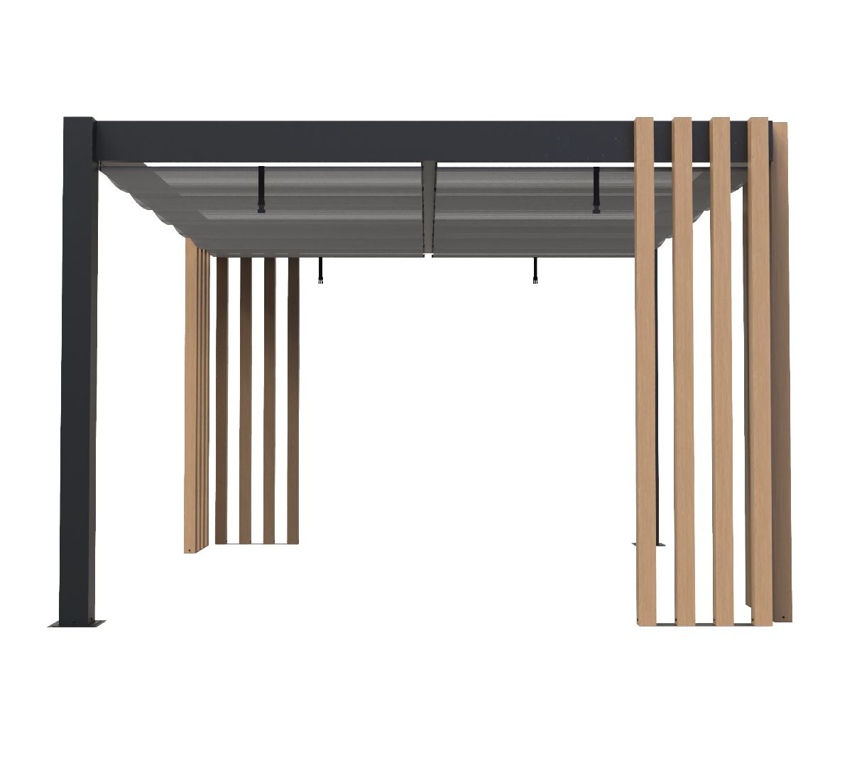 Sojag Pavillon Lito 1012 mit Sonnensegel