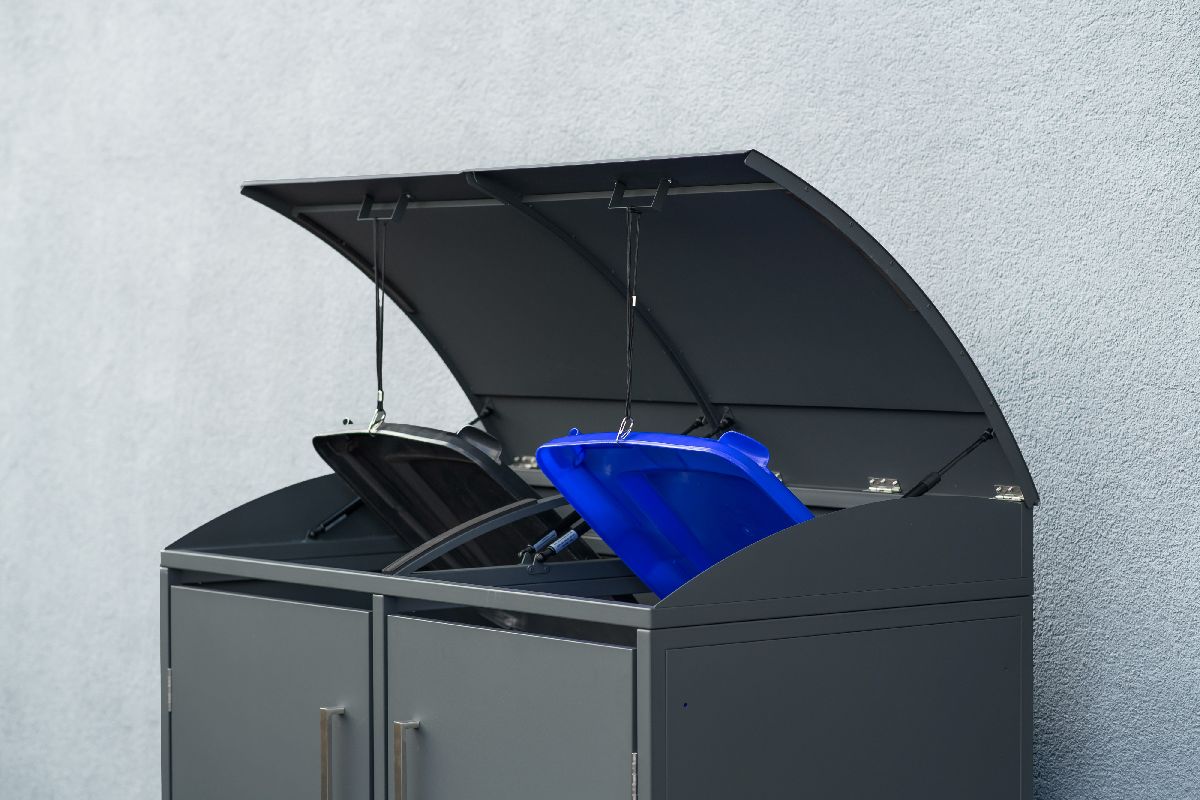 Westmann Mülltonnenbox Moderna 2 | 2x 240 L