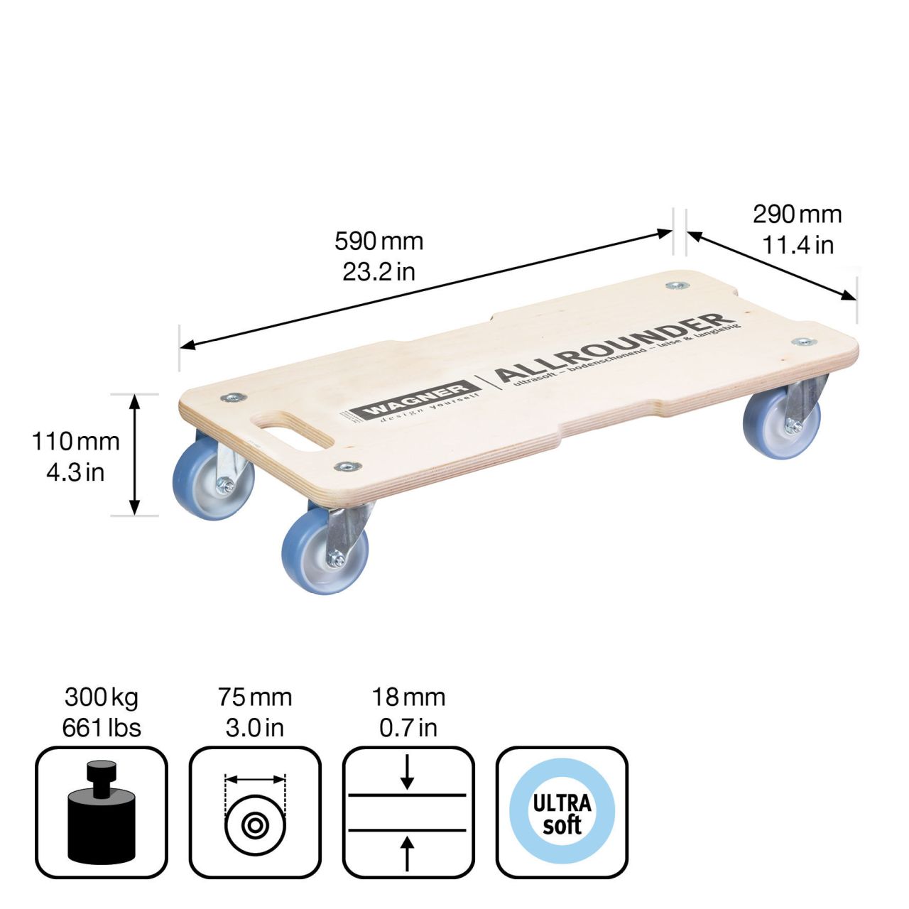 WAGNER Transporthilfe MEDIUM SOFT 1325