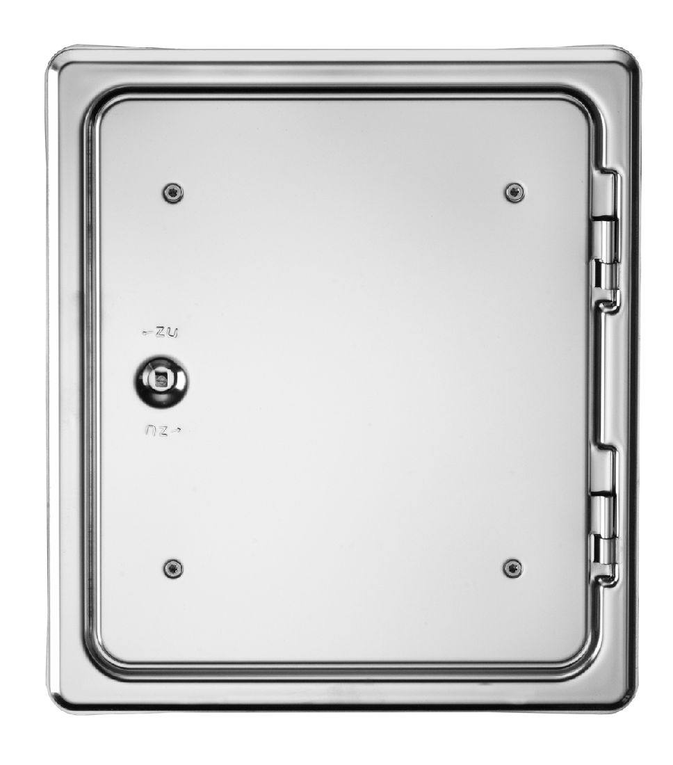 Upmann Kamintür K31/4 V2A 25 x 30 cm