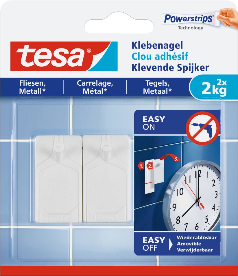 tesa® Klebenagel Fliesen, 2 x 2 kg