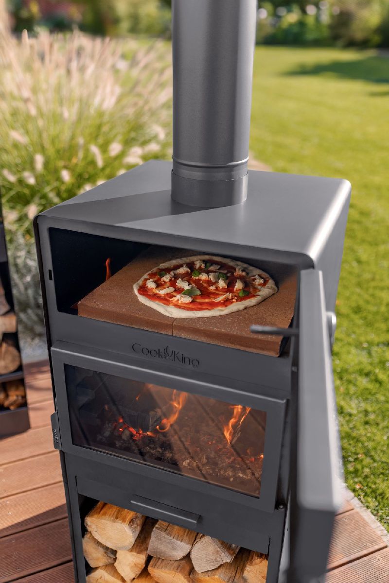 CookKing Terrassenofen Vento Plus | Inkl. Pizzaofen