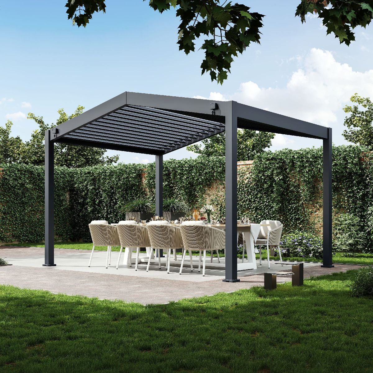 Paragon Outdoor Pergola mit Lamellendach Icon 1013