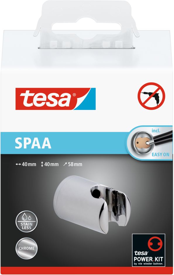 tesa® SPAA Wand-Brausehalter