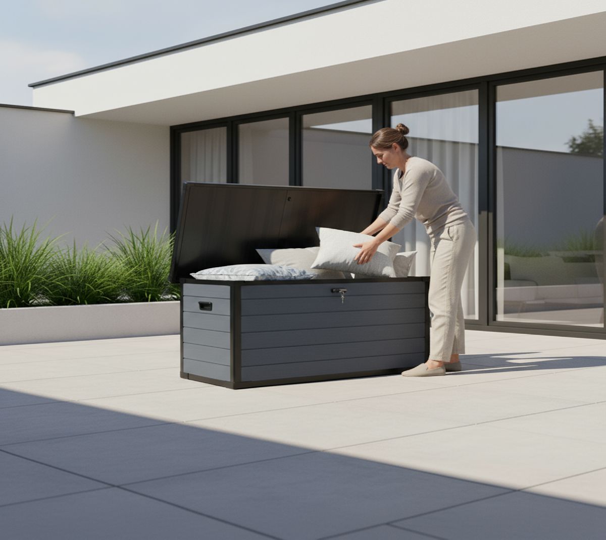 Westmann Kunststoff Gartenbox XXL Silva 570L