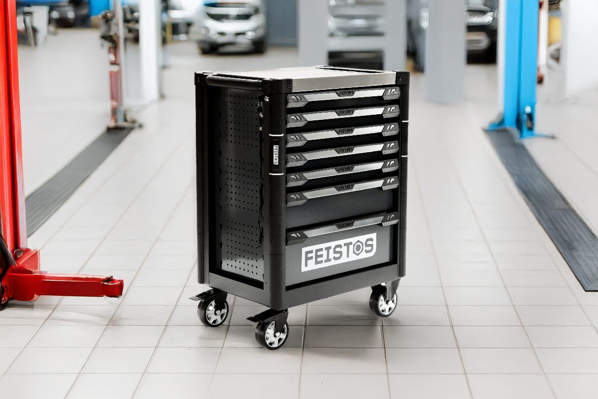 Feistos Werkstattwagen Mento 3 / 158-teilig