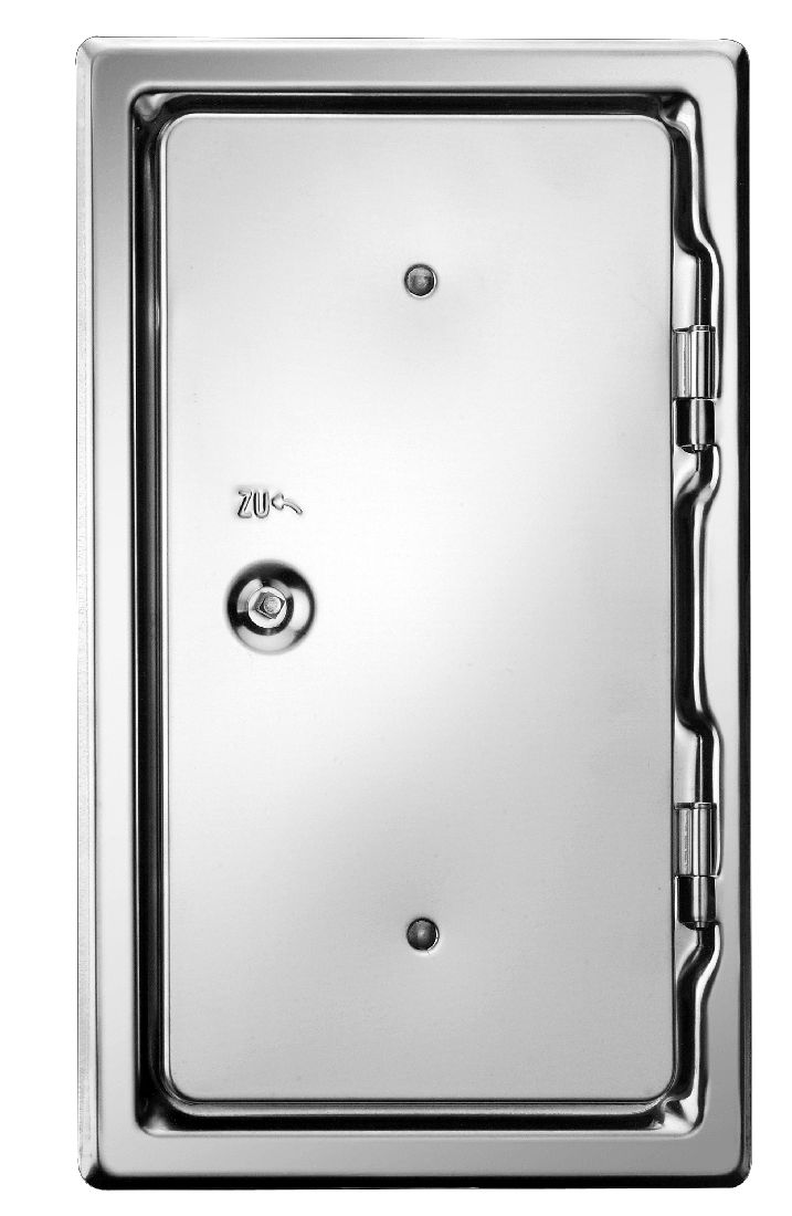 Upmann Kamintür K10.24 Edelstahl V2A 10 x 24 cm