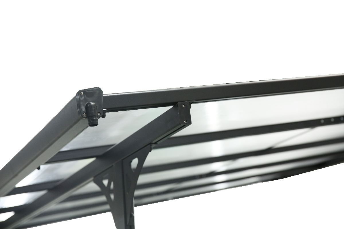 Westmann Terrassenüberdachung Bruce 617 Schwarz