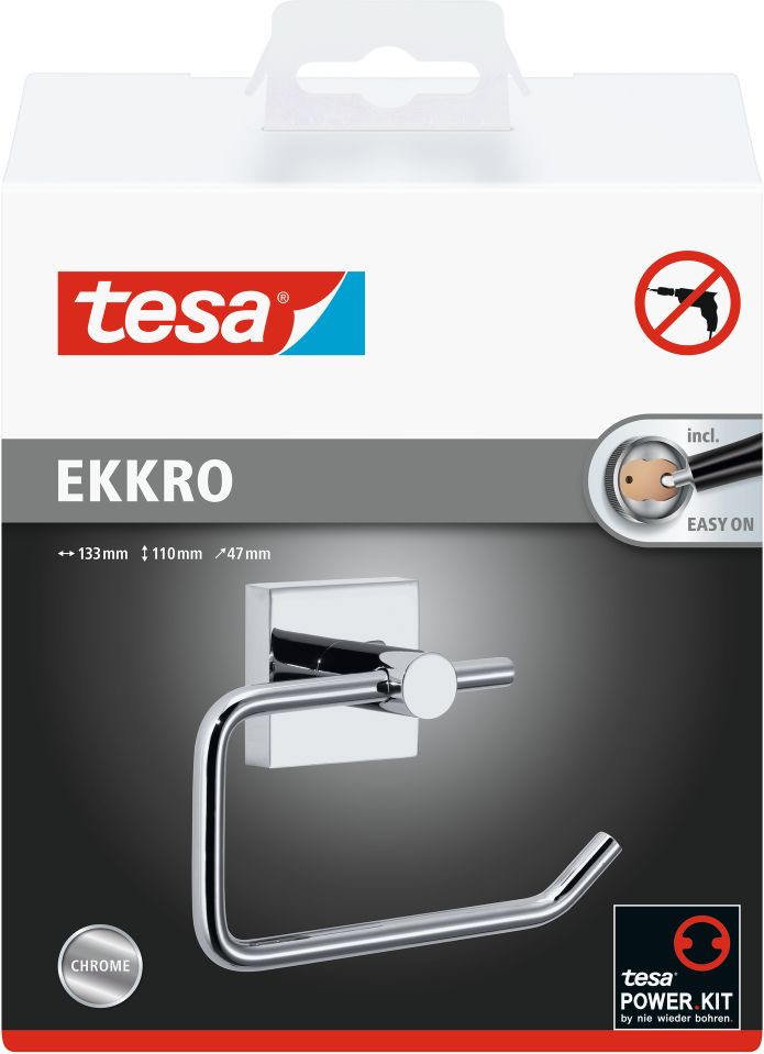 tesa® ekkro WC-Papierrollenhalter ohne Deckel