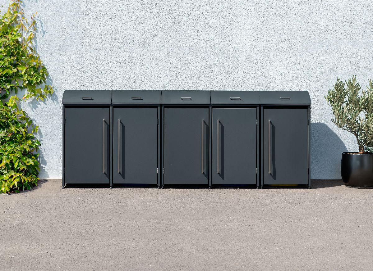 Westmann Mülltonnenbox Moderna 5 | 5x 240 L