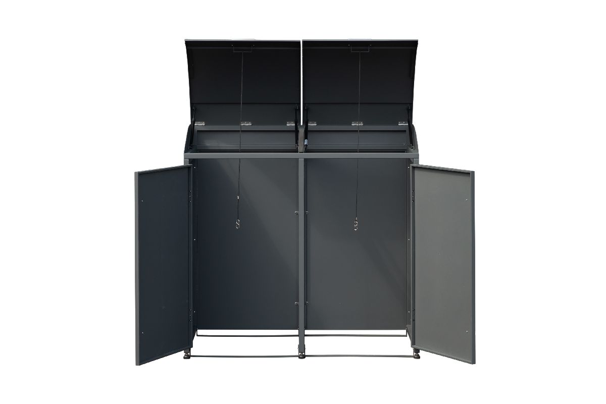 Westmann Mülltonnenbox Moderna 2 | 2x 240 L