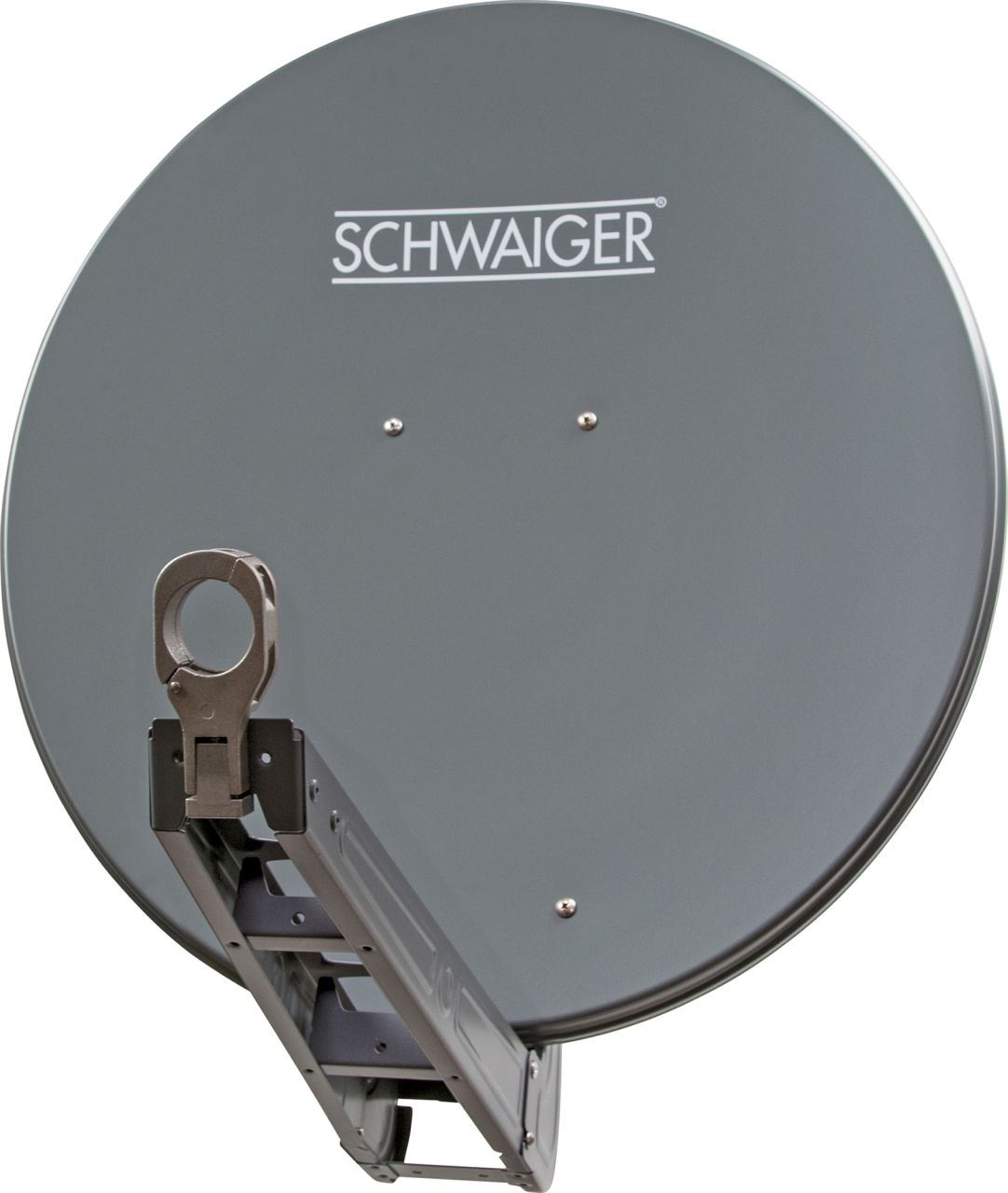 SCHWAIGER Aluminium Offset Antenne (75 cm), Anthrazit (RAL7011)
